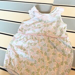 Floral Bubble with Lace Trim